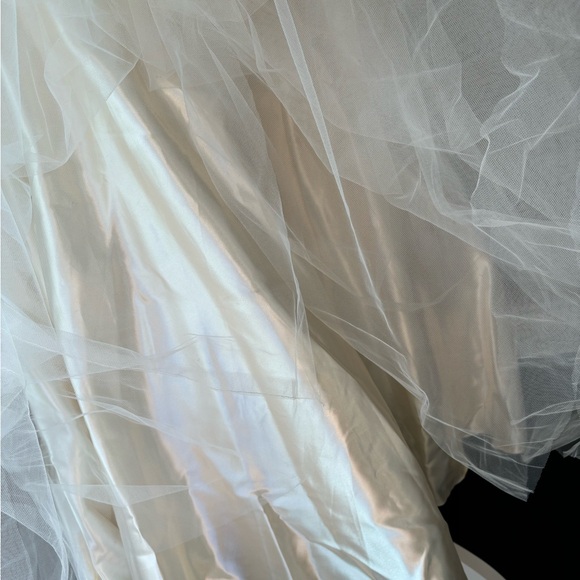 Gold and Cream Prom Dress - Picture 6 of 9